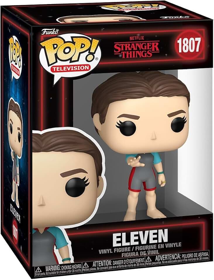 Funko POP! Television: Netflix Stranger Things - Eleven | Offizieller Fanartikel und Merch - Vinyl Sammelfigur als Regal Deko - Geschenkidee zum Geburtstag für Fans und Sammler