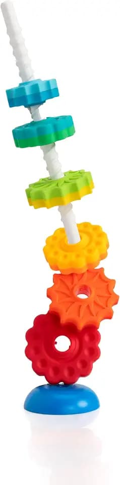 Fat Brain SpinAgain Spinning Toy, Stacking Toy for Babies, Colourful Development Toy, the First Ever Twirling Toy, Educational Toy for Girls and Boys 12 Months and Older