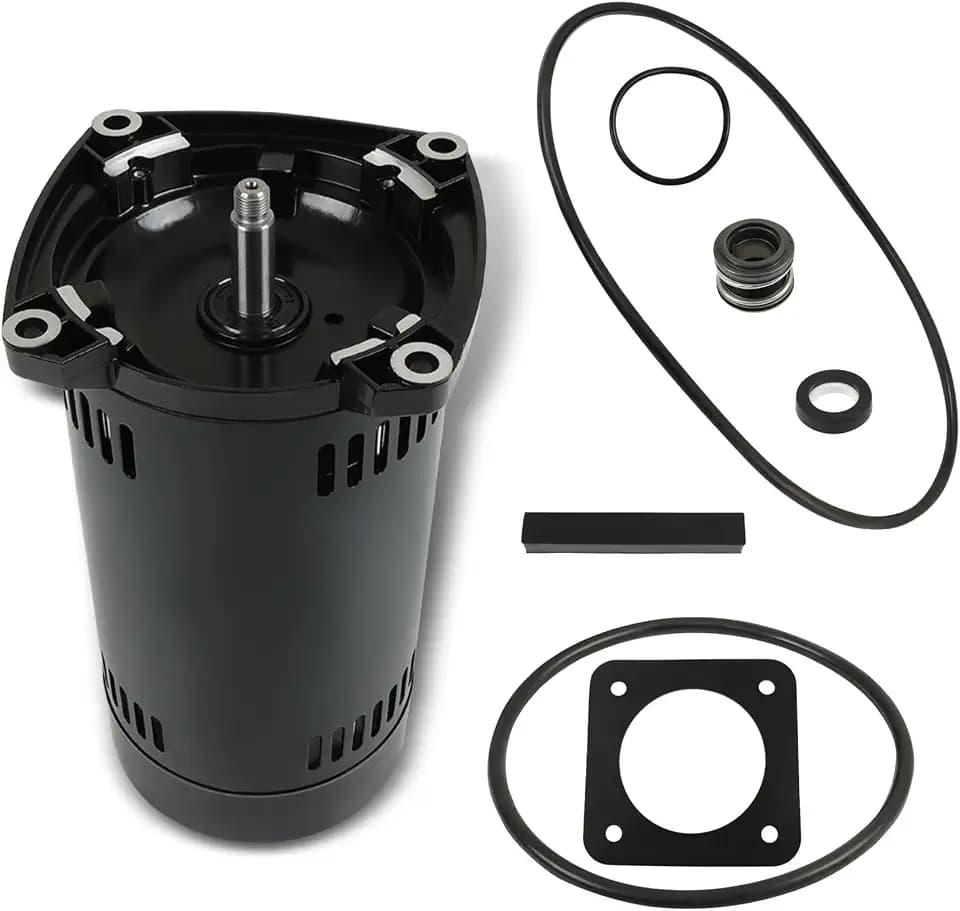 USQ1102 Square Flange 1 HP Up-Rated 48Y Pool Filter Motor Outdoor Swimming Pool Pump