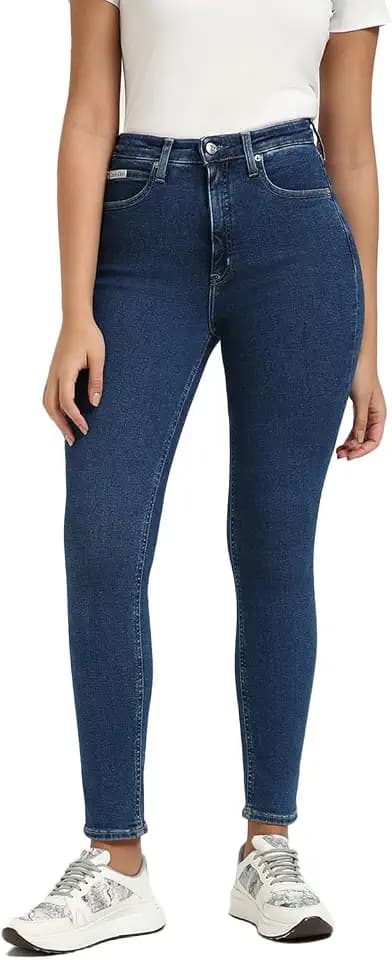 Calvin Klein Damen Jeans Hose High Rise Skinny Fit