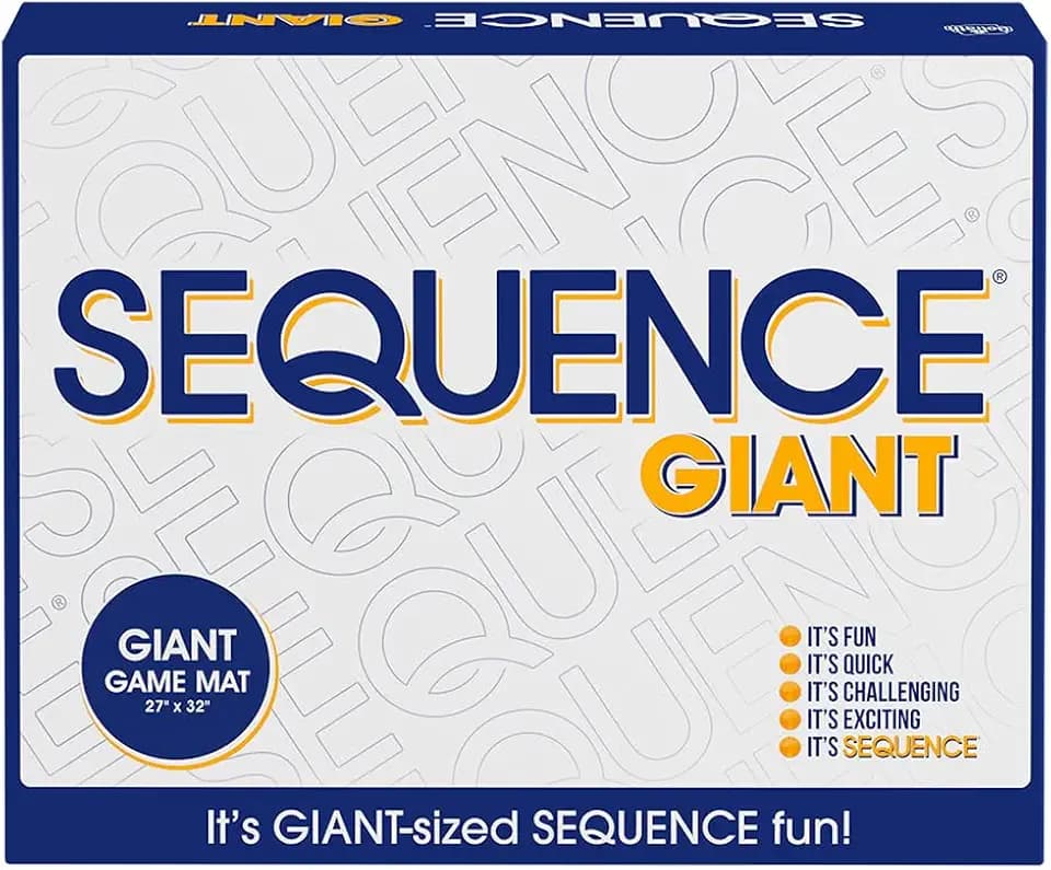 Sequence Jumbo, lustiges Familien-Strategiespiel, für 2-12 Spieler, ab 7 Jahren