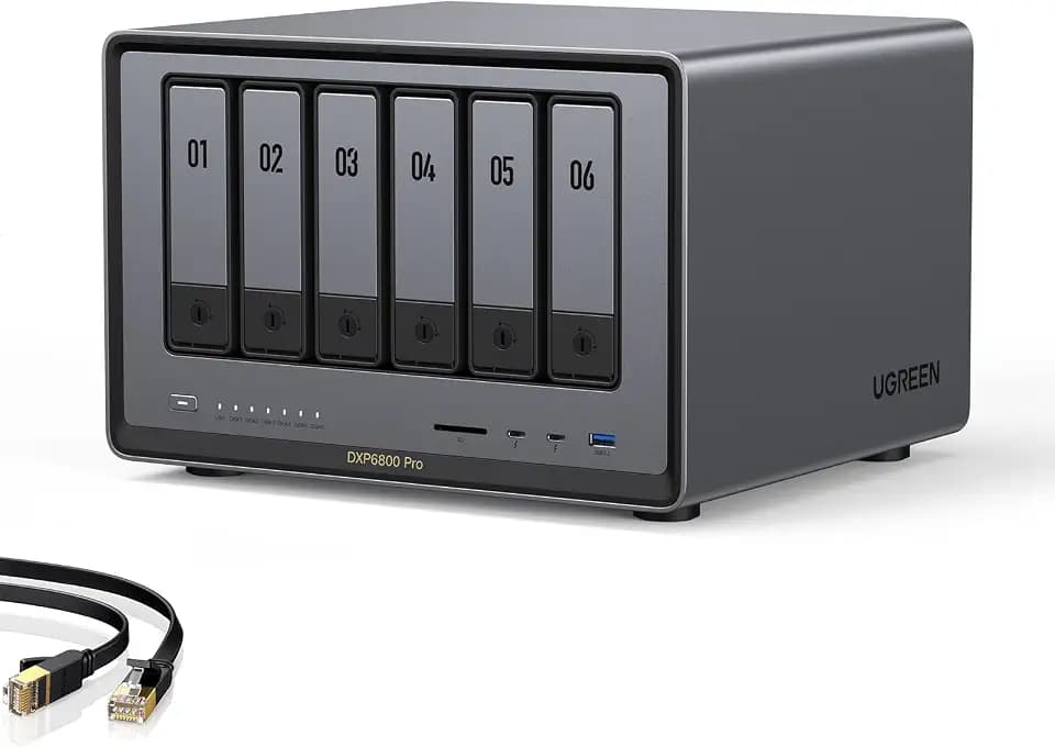 UGREEN NAS DXP6800 Pro 6-Bay for Teams, Small Businesses File Server