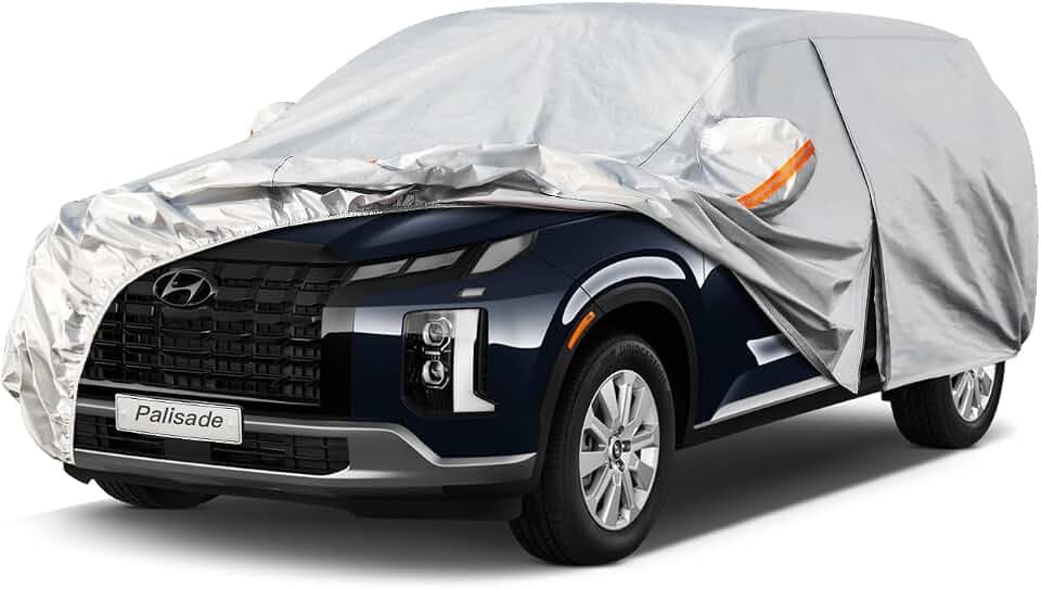 Kayme 6 Layers Waterproof SUV Car Cover for Hyundai Palisade 2019-2026