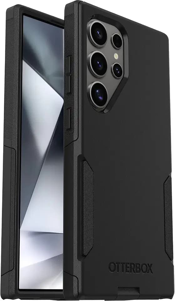 OtterBox Samsung Galaxy S24 Ultra (Only) - Commuter Series Case - Black - Slim & Tough - Pocket-Friendly - with Port Protection - Non-Retail Packaging