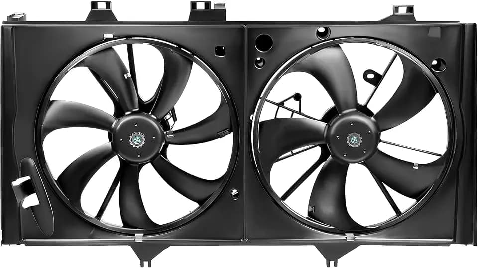 SCITOO 621014 Engine Radiator Condenser Cooling Fan Assembly for Toyota