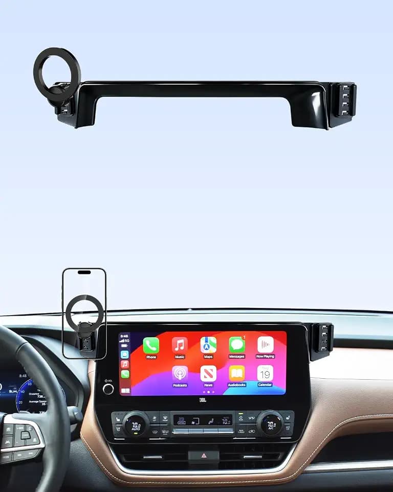 PZK Car Phone Mount for Toyota Grand Highlander 2024-2026 12.3-inch Screen