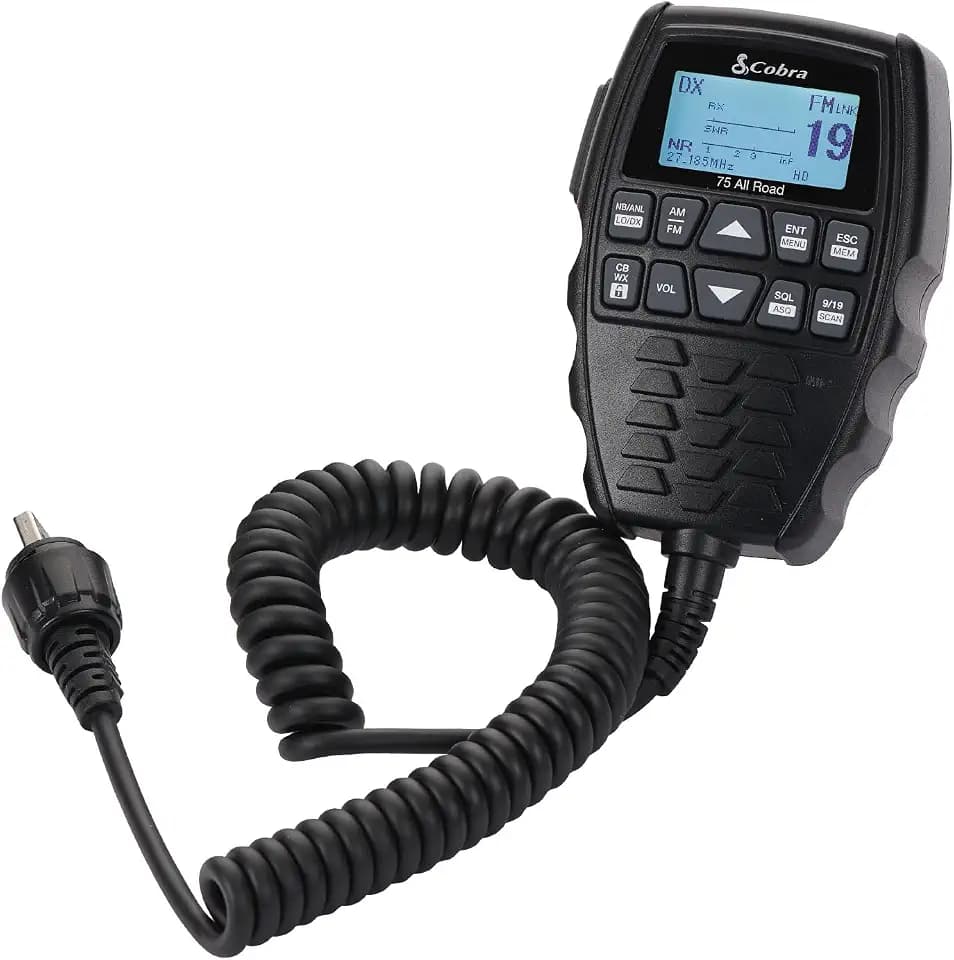 Cobra 75 All Road CB Radio Wireless Microphone with Bluetooth Connectivity