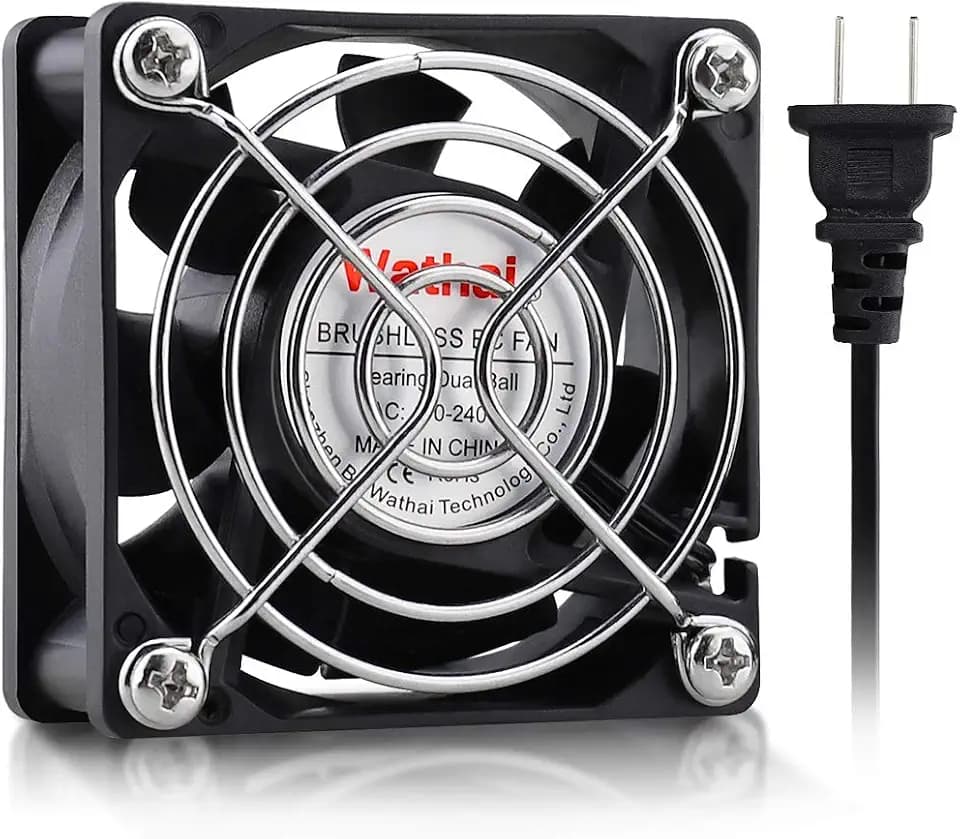 Wathai EC AC Axial Brushless Cooling Fan 110V 120V Dual Ball 60mm x 25mm