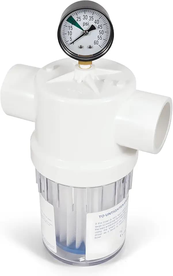 2888 Energy Element Filter Kit with Gauge Compatible with Jandy Ray-Vac Pro Series 1 1/2'' or 2‘’, Replacement R0374600 Swimming Pool & Spa