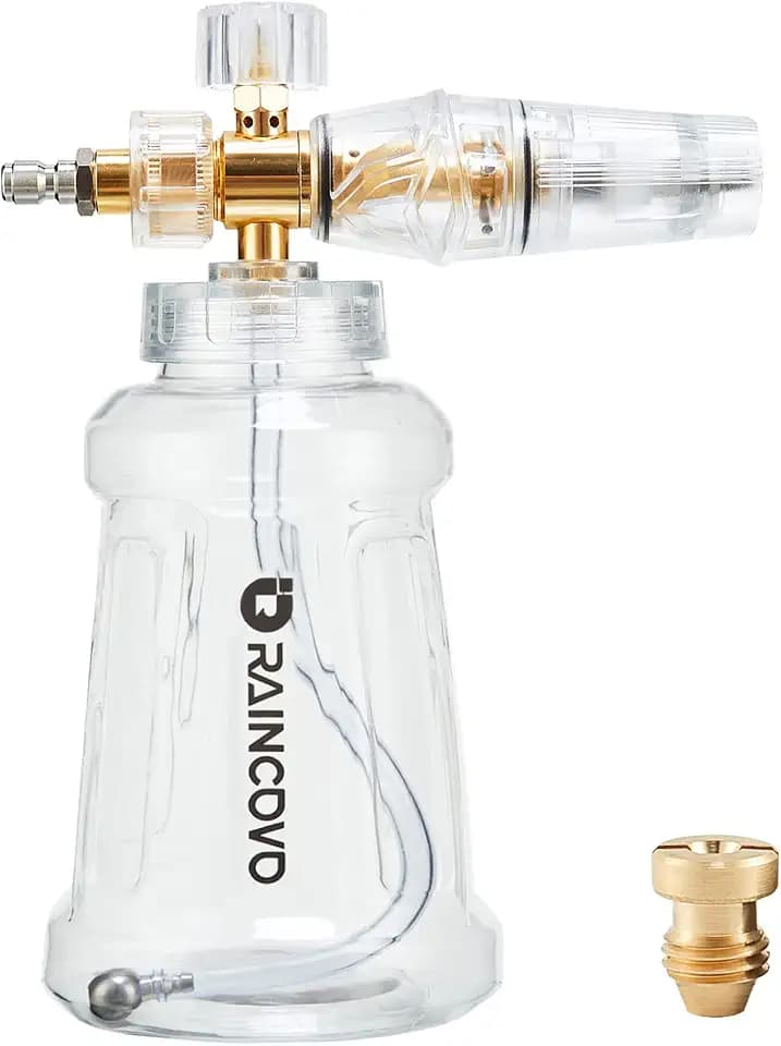 Raincovo Foam Cannon for Pressure Washer, Snow Clear Cannon for Car Wash
