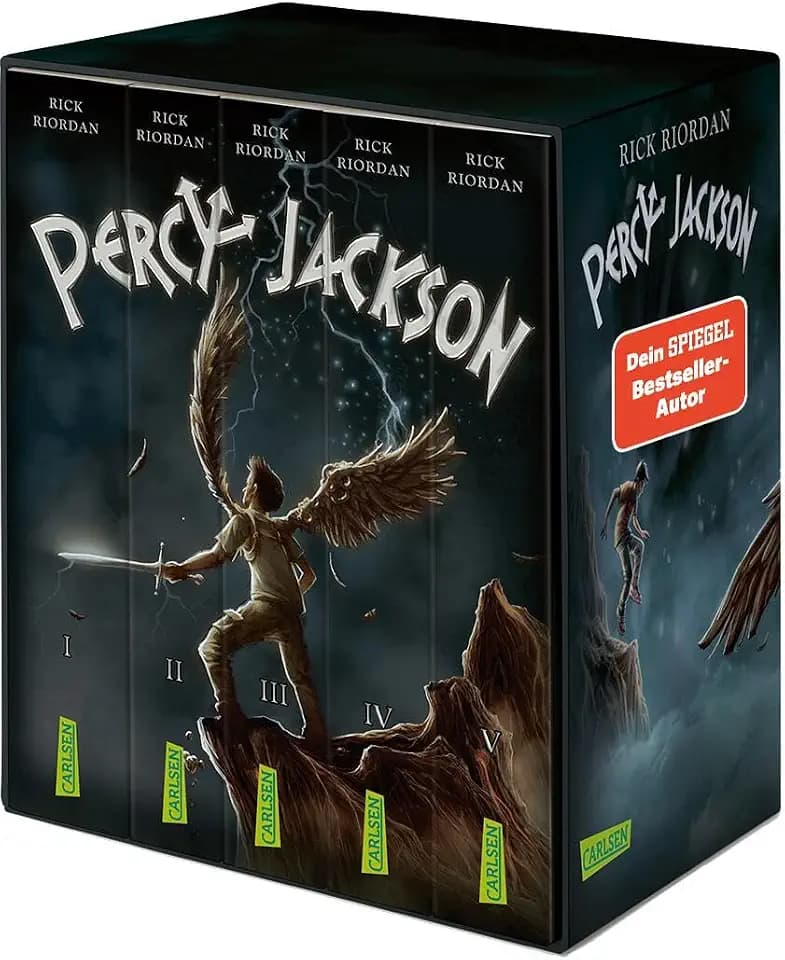 Percy Jackson: Taschenbuchschuber: Band 1-5 des modernen Jugendbuch-Klassikers in einem Schuber – für Fantasy-Fans ab 12 Jahren