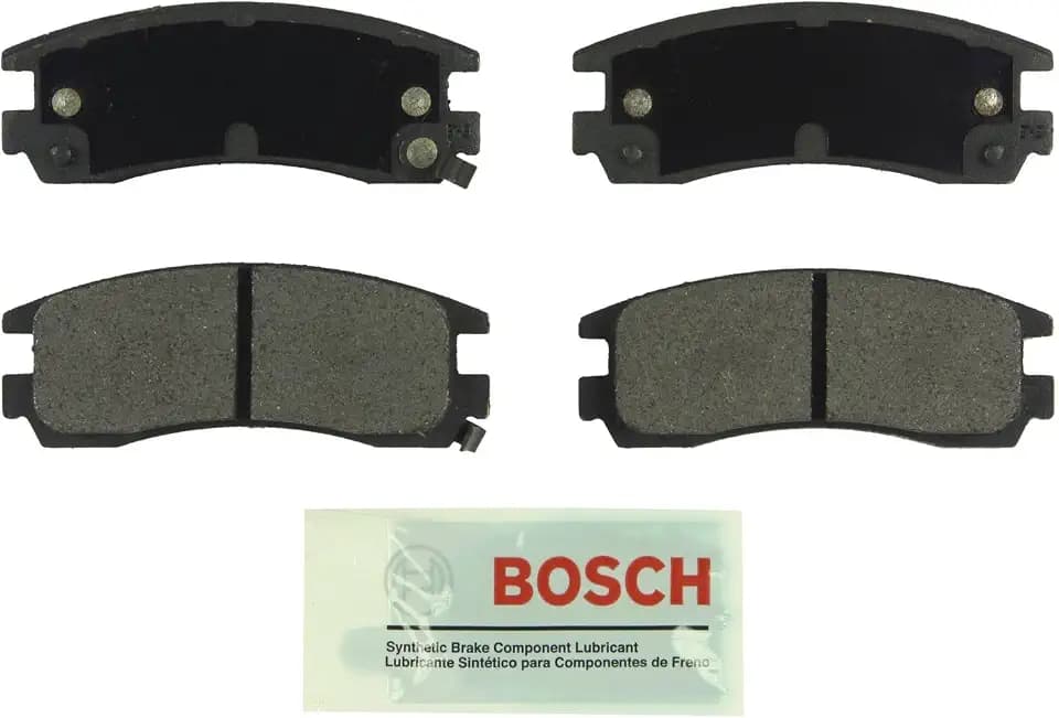 BOSCH BE814H Blue Ceramic Disc Brake Pad Set with Hardware - Rear