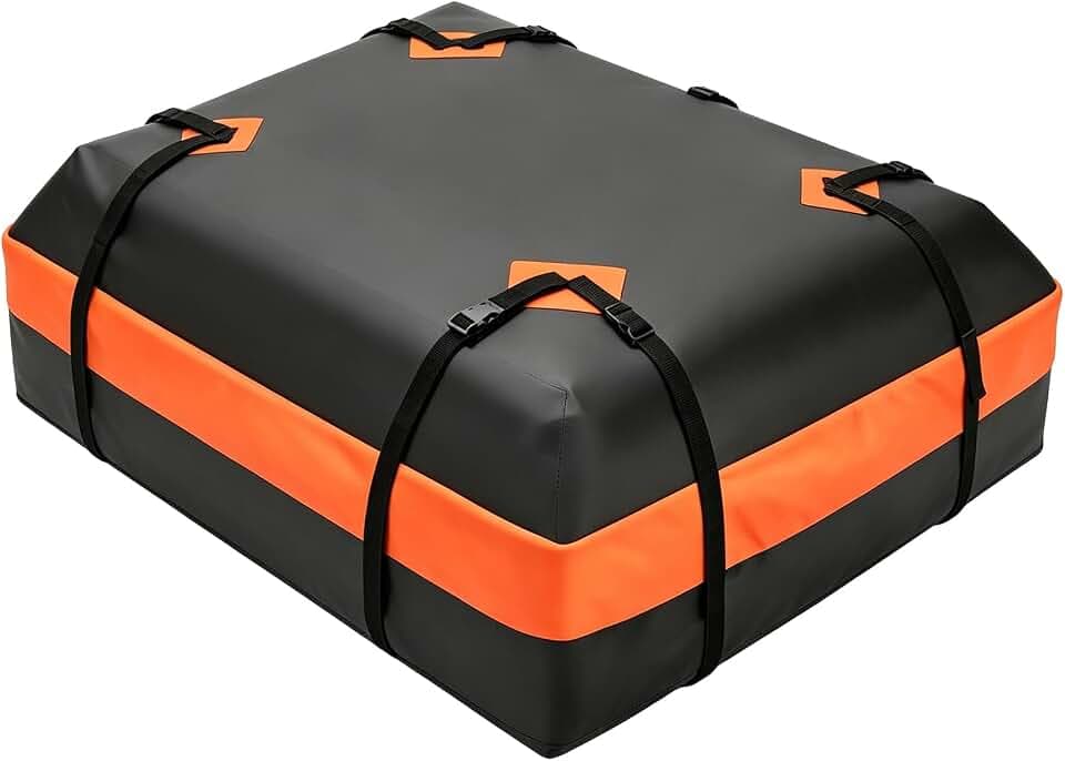 NEWBULIG Car Rooftop Cargo Carrier Bag, 15 Cubic Feet Heavy Duty Waterproof