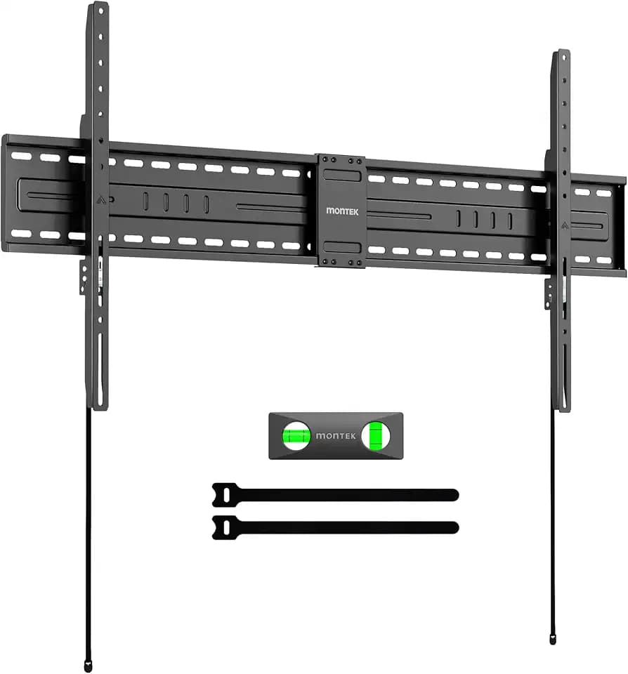 monTEK Heavy Duty Fixed TV Wall Mount Bracket for 60-120" TVs, Max 330lbs