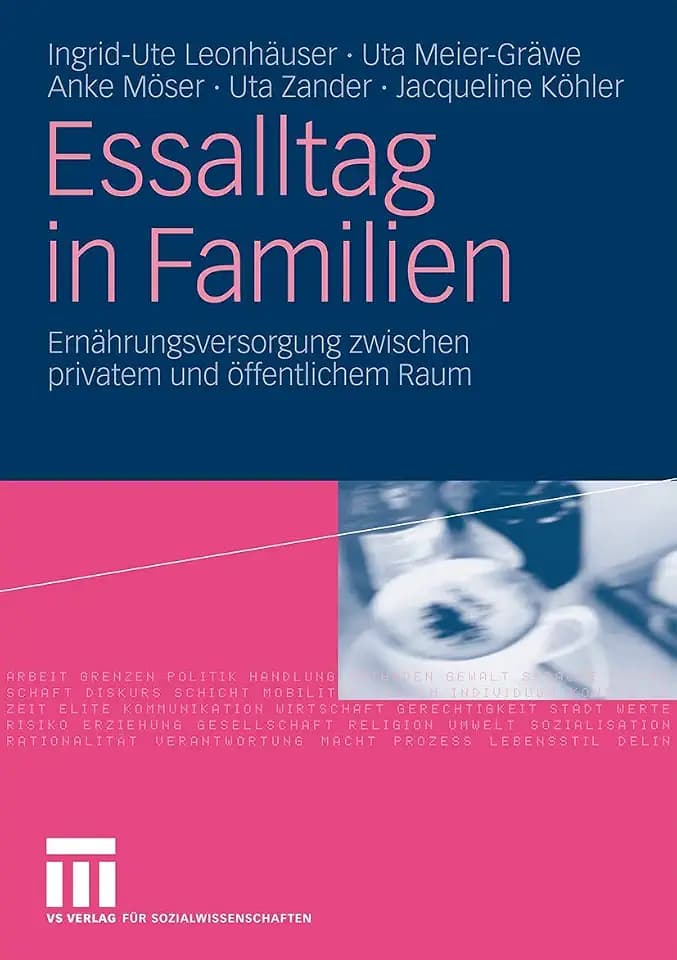 Essalltag in Familien: Ernährungsversorgung Zwischen Privatem und Offentlichem Raum (German Edition): Ernährungsversorgung zwischen privatem und öffentlichem Raum