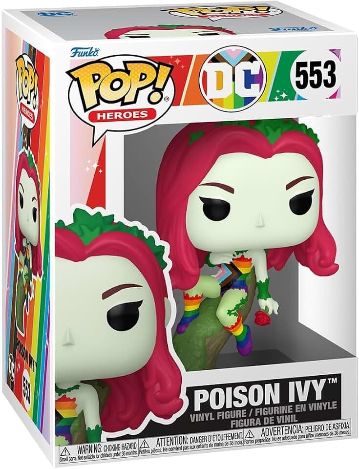 Funko POP! Heroes: DC Comics Pride - Poison Ivy | Offizielles Superheroes Merch - Vinyl Sammelfigur als Regal Deko - Geschenkidee zum Geburtstag für Fans und Sammler