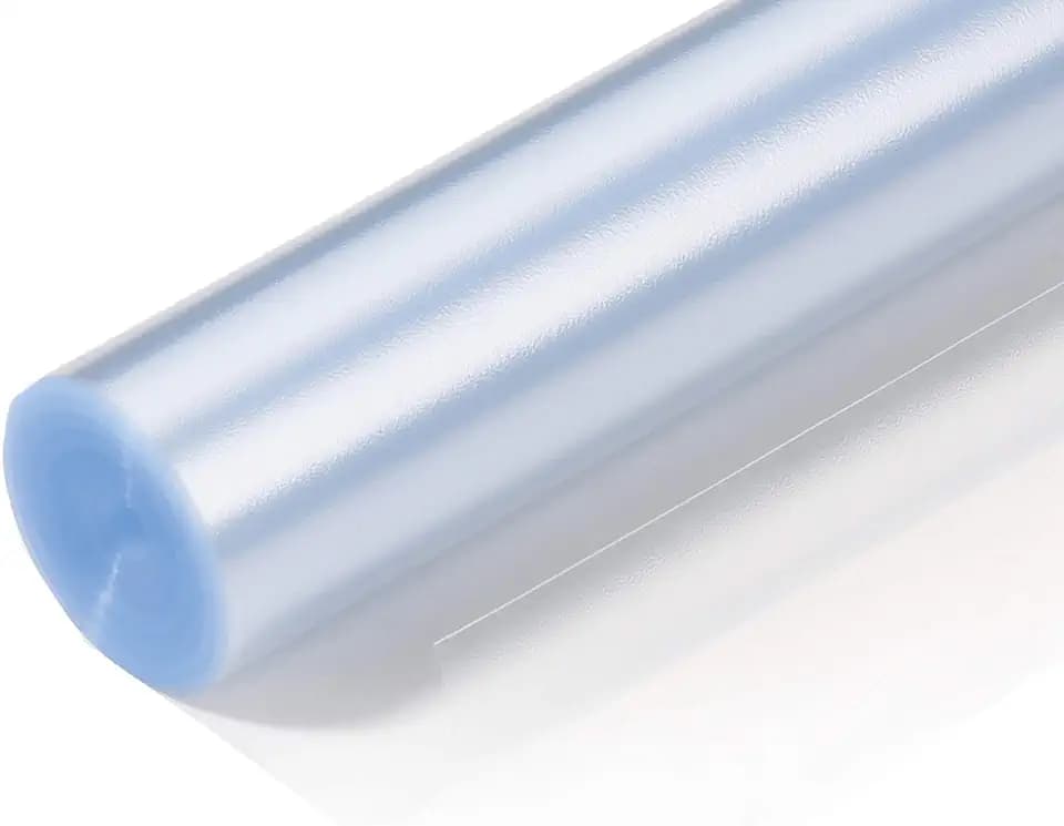 HERMA 7389 Buchschutzfolie nicht klebend transparent, 50 m x 40 cm, reiß- & wasserfest Bucheinschlagfolie, matt genarbte Buchfolie aus robuster Polypropylen-Folie für dauerhaftes Einbinden