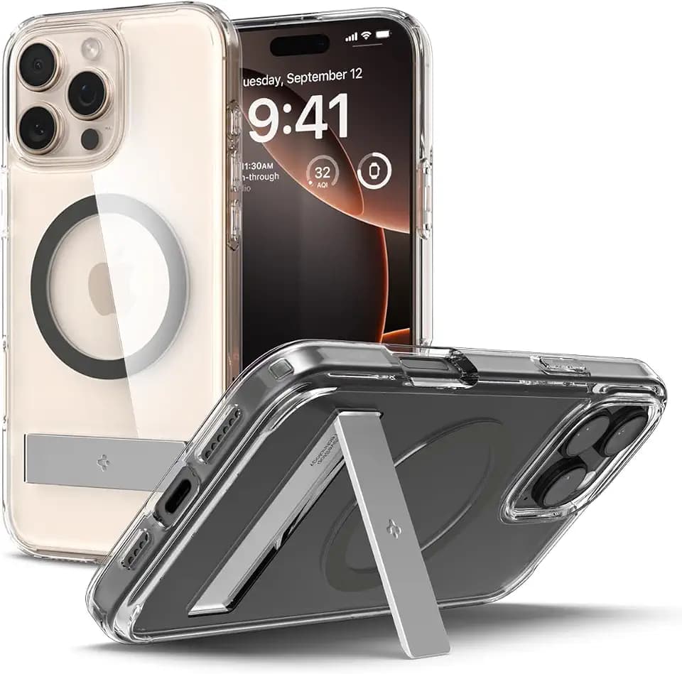 Spigen Ultra Hybrid S MagFit for iPhone 16 Pro Max Case, Graphite