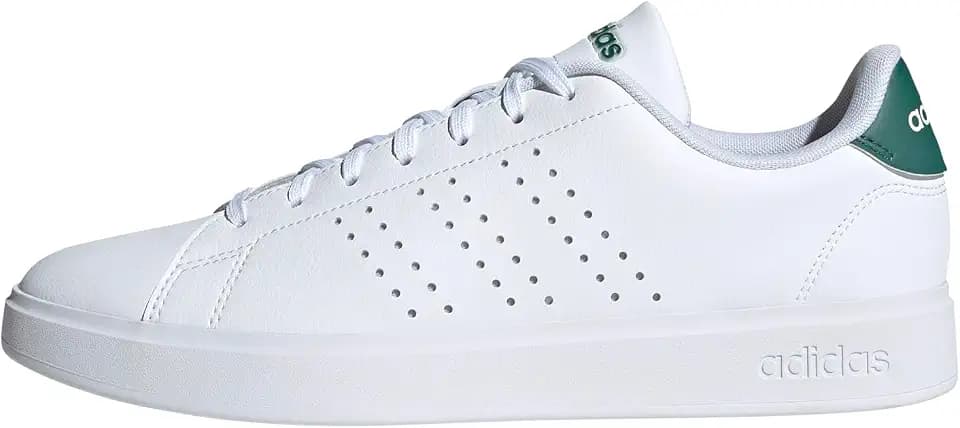 adidas Mens Advantage 2.0 Tennis Sneakers Shoes Casual - White