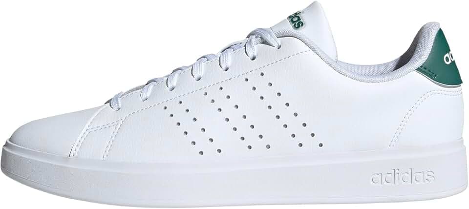 adidas Mens Advantage 2.0 Tennis Sneakers Shoes Casual - White