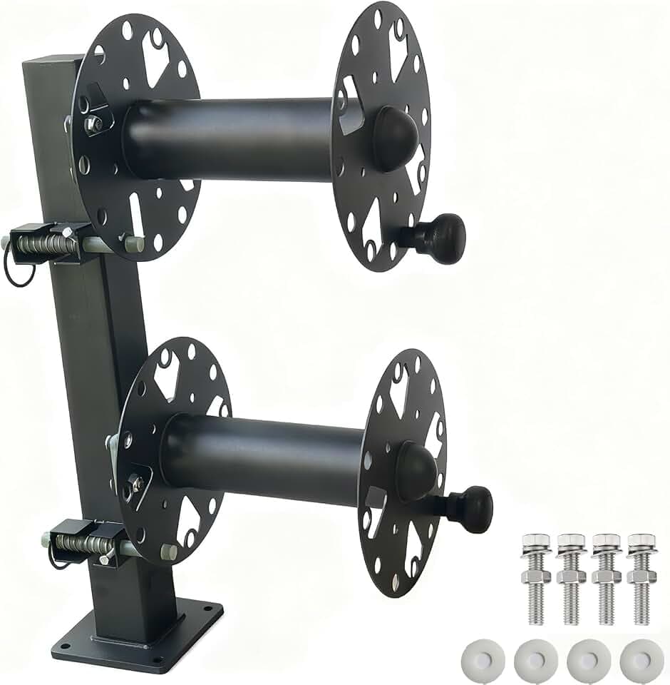 Heavy Duty Double Welding Cable Lead Reel, 10" Lockable