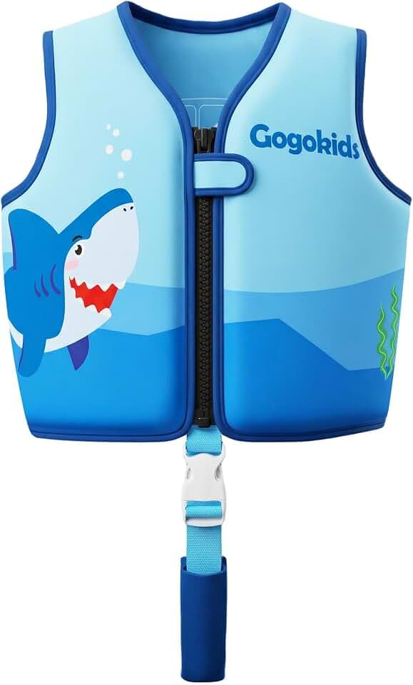 Gogokids Toddler Swim Vest Floaties, Swimming Jacket Pool Floats 33-125 lbs
