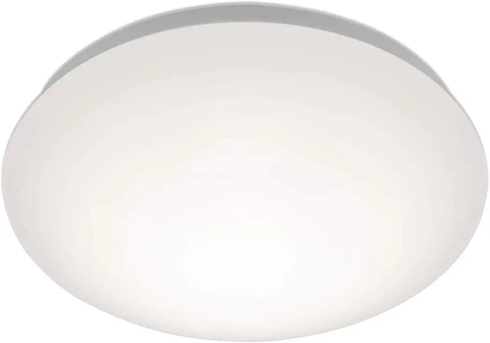 BRILONER - LED Deckenlampe mit warmweißer Lichtfarbe, 12 Watt, 1200 Lumen, LED Lampe, Deckenleuchte, Wohnzimmerlampe, Schlafzimmerlampe, Küchenlampe, Deckenbeleuchtung, 28x6,5 cm, Weiß