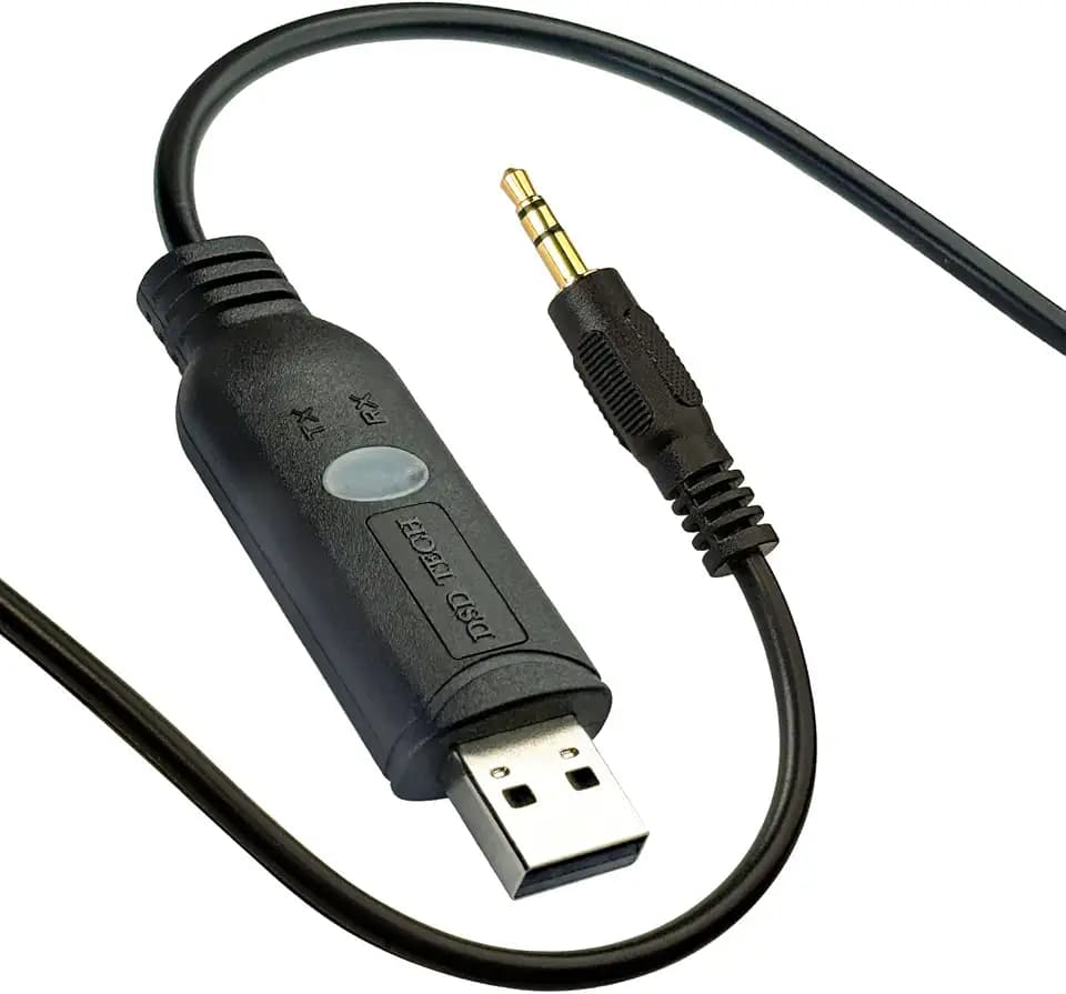 DSD TECH SH-U35B USB RS232 to 3.5mm Serial Cable with FTDI FT232RL Chip 6FT