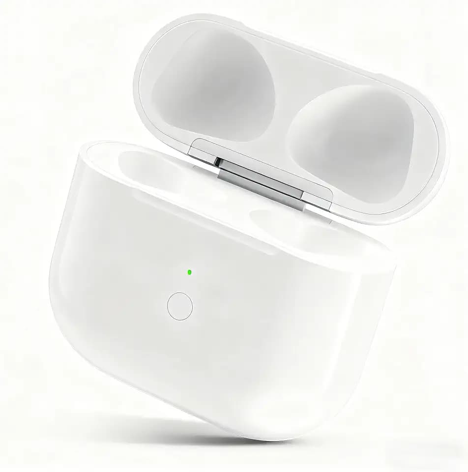 Compatible with AirPod 3rd Generation Charger Case (L Port), Wireless Charging Case for Air Pods 3rd Gen with Bluetooth Sync Button, No Earbuds