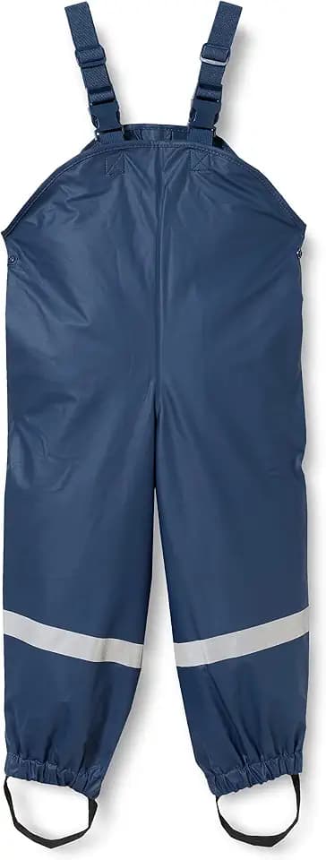 Playshoes Kinder wasserdichte Regenlatzhose mit Textilfutter