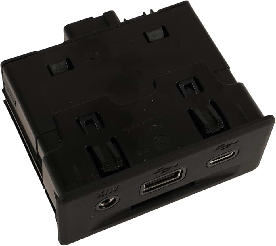 GM Genuine Parts 13529862 Black Audio Player, USB, Auxiliary in, and Memory Card Receptacle