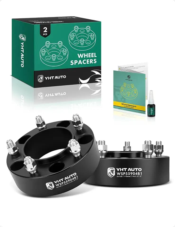 YHTAUTO 5x150 Hub Centric Wheel Spacers 2 Inch for Lexus, Toyota