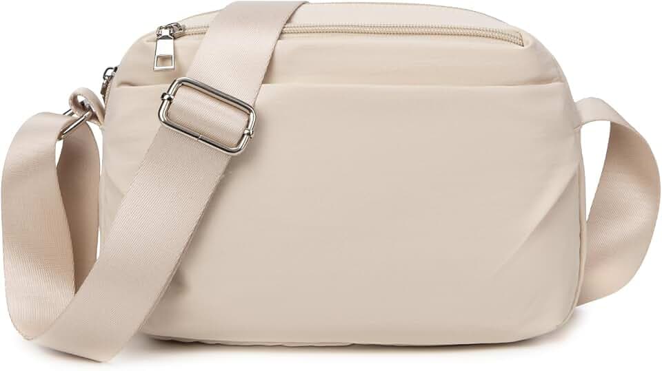 oscaurt Small Crossbody Bags for Women Travel Quadruple Zip Crossbody Purse Trendy Shoulder Handbags Cell Phone Purses