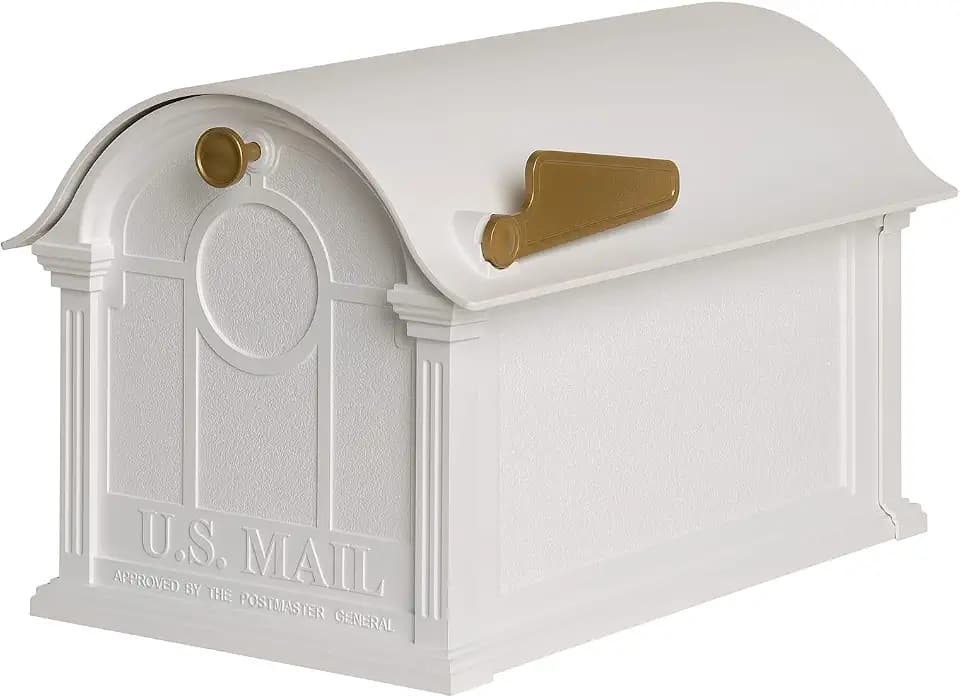 Whitehall Balmoral Mailbox - White,Extra Large