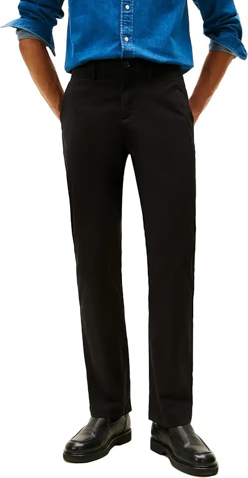 Tommy Hilfiger Men's Stretch Cotton Chino Pants in Custom Fit