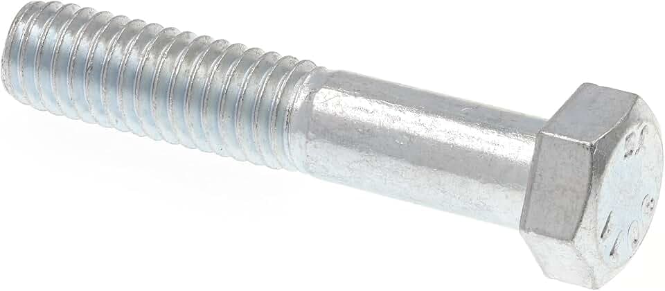 Prime-Line Hex Bolts, 3/8 in.-16 X 2 in., A307 Grade A Zinc Plated Steel, 6 Sided Head (25 Pack)