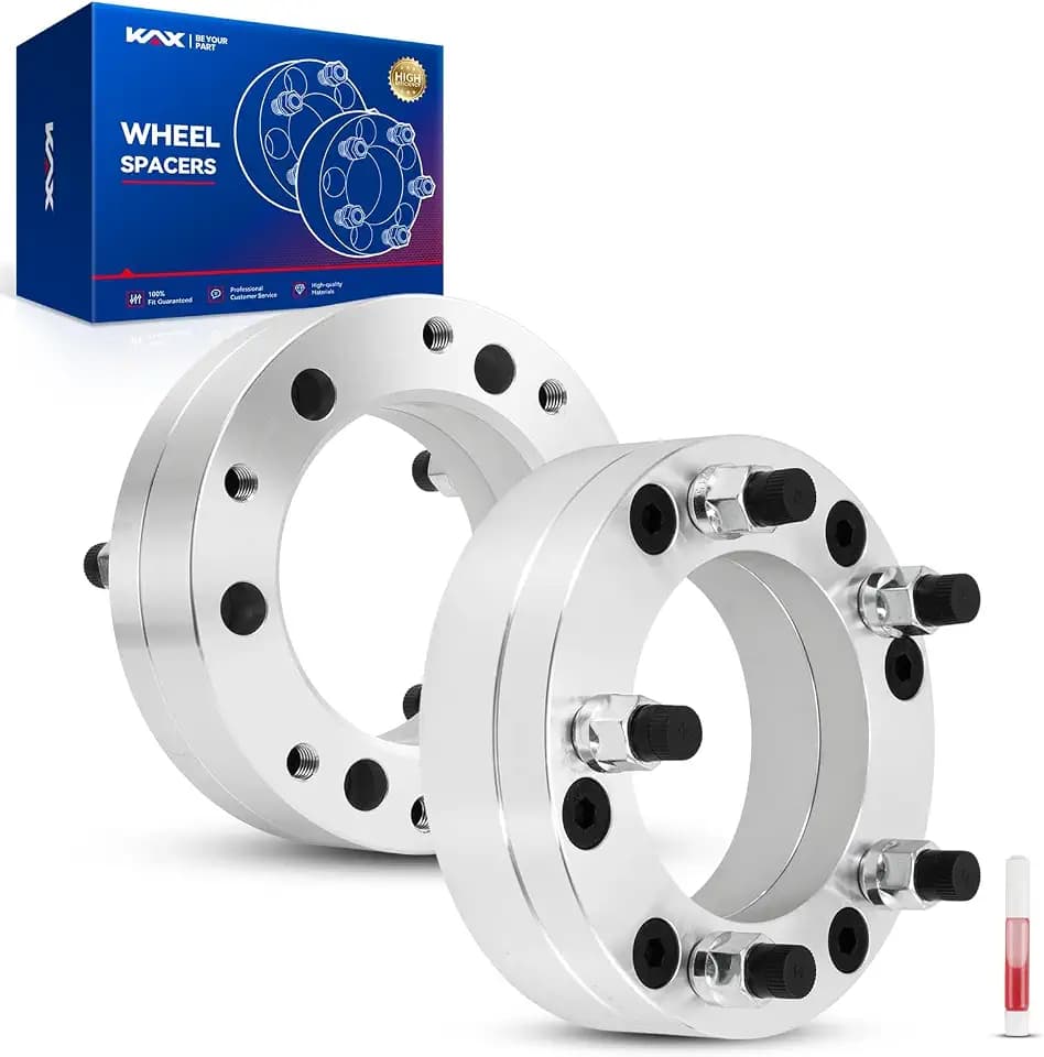 KAX 6x5.5 to 5x5.5 Lug-Centric Wheel Adapters 2" for Silverado 1500