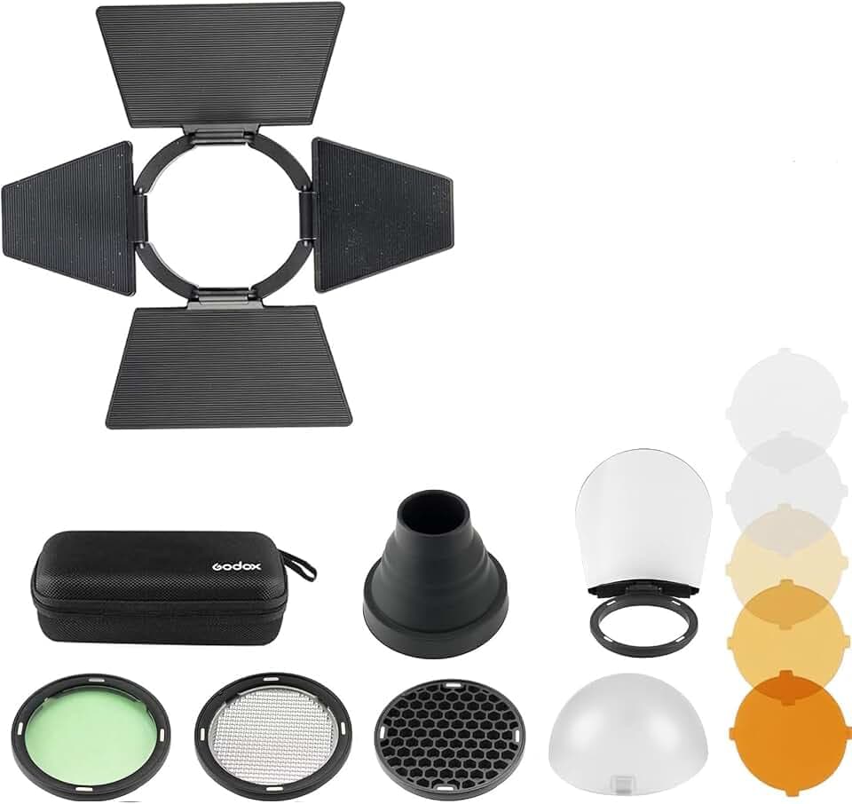 Godox AK-R1 Accessories Kit for Godox V1, V1Pro, V100, V1mid, AD100Pro, V1U, V1ProU, and V100U Round Head Flashes