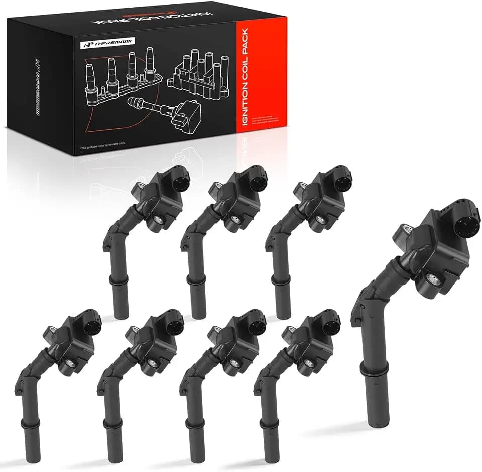 A-Premium Set of 8 Ignition Coil Pack - 4-Blade