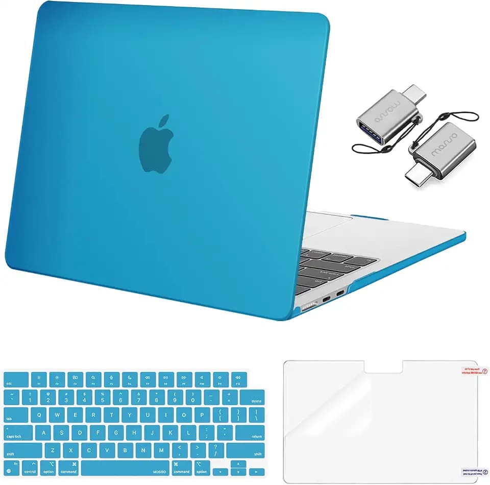 MOSISO Compatible with MacBook Air 13 inch Case M5 2026 M4 M3 M2 2025-2022