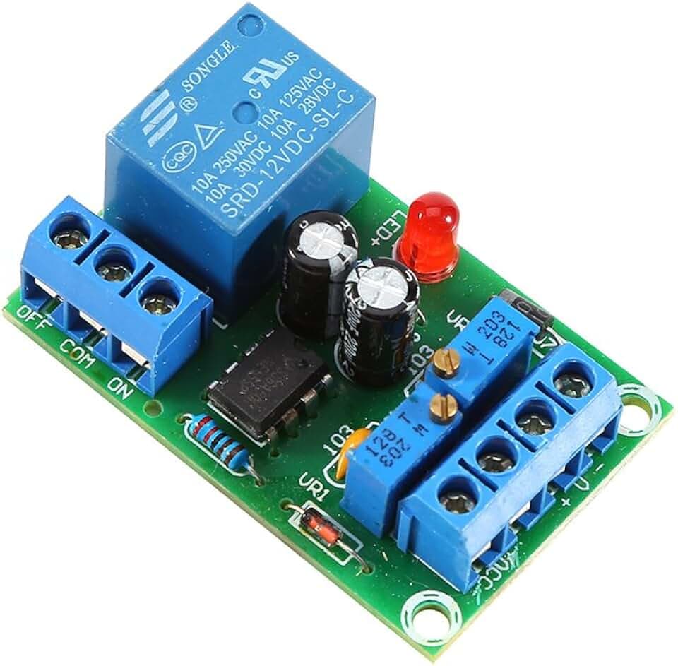 12V Batterie Ladekontrollmodul Schutzplatine Automatischer Ladeanschlag Batterie Schutzplatte