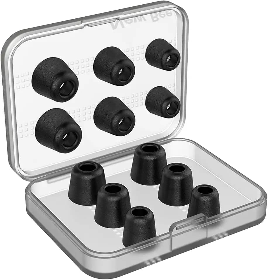 [6 Pairs] Earphone Tips New bee 12pcs Replacement Earbud Tips