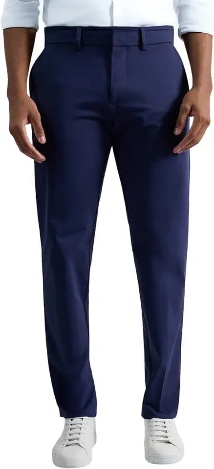 Kenneth Cole Reaction Men's Slim Fit Technicole Stretch Casual Pant