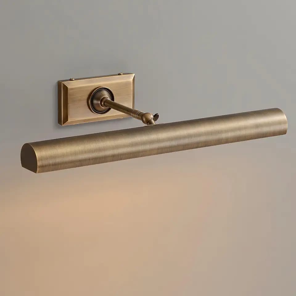 Hardwired Picture Light Bronze Picture Light 18 inch Art Light