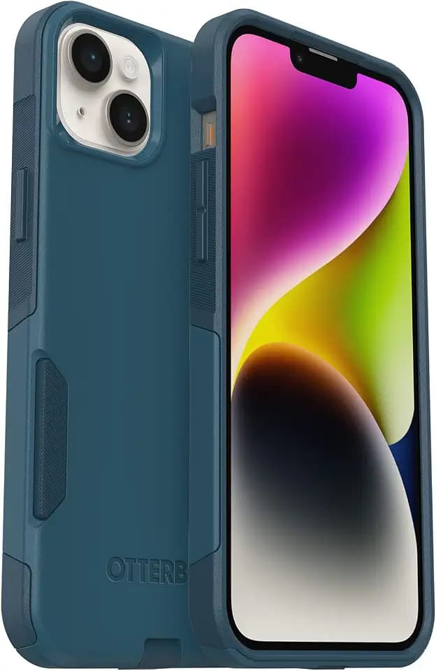 OtterBox iPhone 14 Plus Commuter Series Case - Dont BE Blue (Blue), Slim & Tough, Pocket-Friendly, with Port Protection