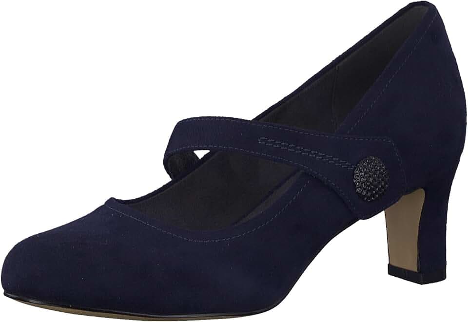 Jana Pumps Textil H-Weite