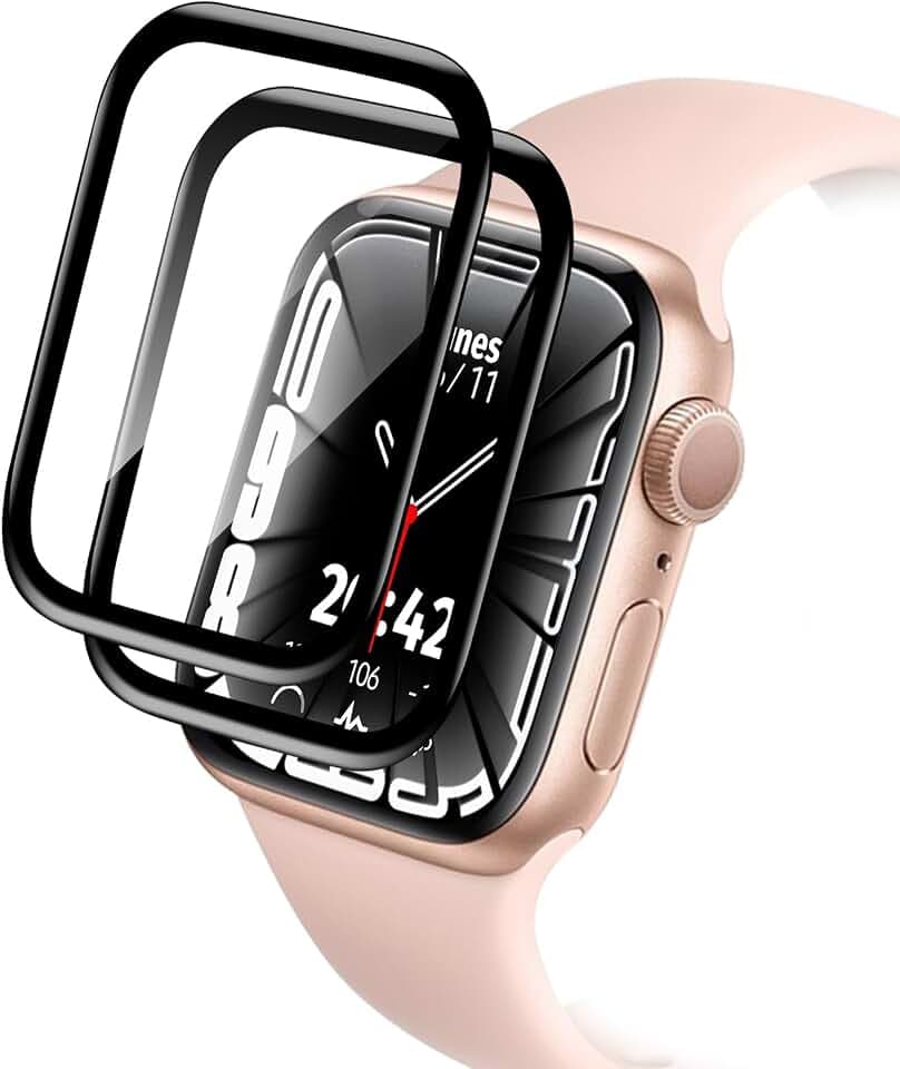 2 Stück Schutzfolie für Panzerglas für Apple Watch 11 42mm, HD Klare Blasenfreie Displayschutzfolie, 0,33 mm 9H Kratzfeste Schutzglas, Anti-Fingerprint, 0,01s Hohe Touch-Empfindlichkeit Folie Outdoor
