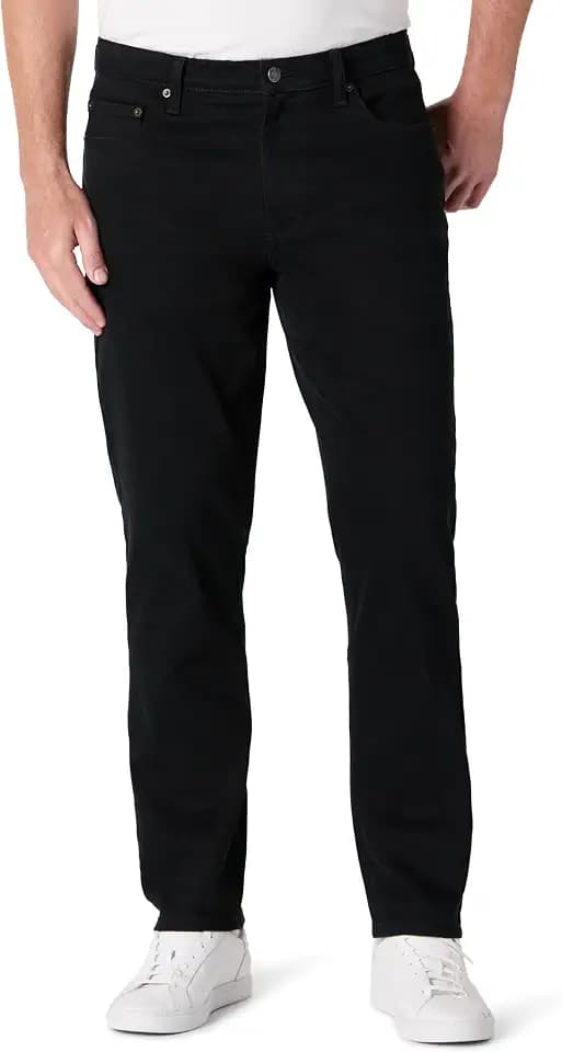 Amazon Essentials Men's Athletic Fit Jeans with Extra Room in Hip and Thigh, Low Stretch Denim, 5 Pocket Styling