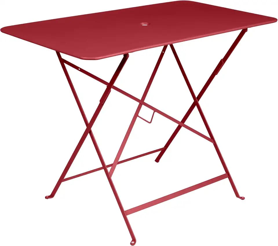Fermob FE-BISTRO97/P Bistrotisch Bereich 2026, Rechteckig, Stahl, 57 x 97 cm, Klappbar, für bis zu 4 Personen, Außenbereich, Pariser Stil