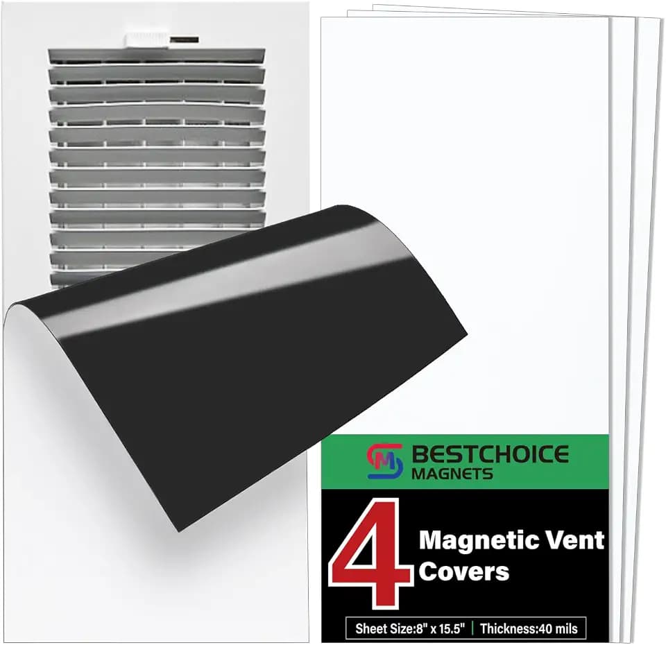 BEST CHOICE MAGNETS 4 Pack Magnetic Vent Cover Strong Vent Cover 8x15.5inch